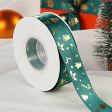 Load image into Gallery viewer, 10 Yards 25mm Christmas Ribbon Printed Christmas Polyester Ribbon For Handmade Wrapping Gift Christmas Decoration DIY Gift Packing