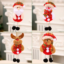 Load image into Gallery viewer, Merry Christmas Plush Doll Ornaments Santa Claus Snowman Elk Pendant Xmas Tree Hanging Decorations Festive Party New Year Decor