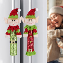 Load image into Gallery viewer, 1PC Christmas Refrigerator Door Handle Cover Kitchen Appliances Glove Protector Cover Christmas Decorations Home Decoration