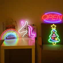 Load image into Gallery viewer, Christmas Tree Neon LED Light Sign Lightning Neon Signs Christmas New Year Gift for Bar Home Decor Party Supplies