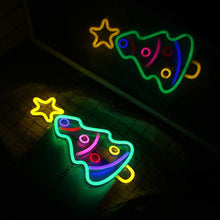 Load image into Gallery viewer, Christmas Tree Neon LED Light Sign Lightning Neon Signs Christmas New Year Gift for Bar Home Decor Party Supplies