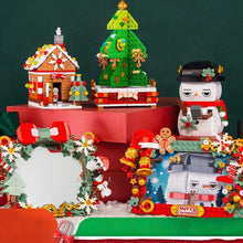 Load image into Gallery viewer, Merry Christmas Lighting Tree Building Blocks Bricks Creative Music Boxes Decoration Children Kids Christmas Santa Claus Gifts