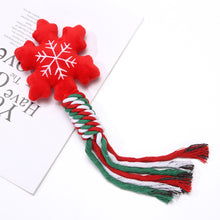 Load image into Gallery viewer, Pet Supplies Christmas Gift Puppy Dog Cotton Linen Braided Rope Molar Clean Chew Knot Play Toy Large Small Dog Toys