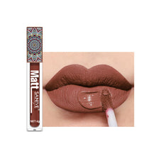 Load image into Gallery viewer, 9 Colors Velvet Matte Lip Gloss Waterproof Sweatproof Long-lasting Non-fading Nude Portable Lip Glaze Women Makeup Cosmetics