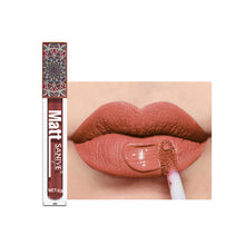 Load image into Gallery viewer, 9 Colors Velvet Matte Lip Gloss Waterproof Sweatproof Long-lasting Non-fading Nude Portable Lip Glaze Women Makeup Cosmetics
