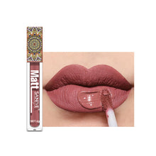 Load image into Gallery viewer, 9 Colors Velvet Matte Lip Gloss Waterproof Sweatproof Long-lasting Non-fading Nude Portable Lip Glaze Women Makeup Cosmetics