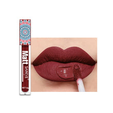Load image into Gallery viewer, 9 Colors Velvet Matte Lip Gloss Waterproof Sweatproof Long-lasting Non-fading Nude Portable Lip Glaze Women Makeup Cosmetics