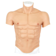 Load image into Gallery viewer, Cosplay Male Abdominal Muscle Suit Fake Belly Muscle Men's Chest Crossdresser Macho Realistic Silicone Muscle Artificial Simulation