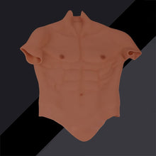 Load image into Gallery viewer, Cosplay Male Abdominal Muscle Suit Fake Belly Muscle Men's Chest Crossdresser Macho Realistic Silicone Muscle Artificial Simulation