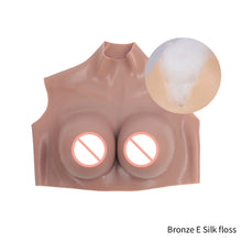 Load image into Gallery viewer, High Neckline Hollowed Out Yiru High Elasticity Cotton Breast Forms Fake Falsies Artificial Boobs Crossdresser Transvestite Sissy Drag Queen Cosplay Cross-dressing