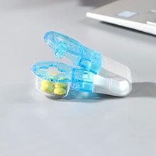 Load image into Gallery viewer, Mini Creative Portable Pill Taker Tablet Dispenser Anti Pollution Pill Box Dispense Medicine Pill Box Transparent Pill Taker