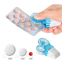 Load image into Gallery viewer, Mini Creative Portable Pill Taker Tablet Dispenser Anti Pollution Pill Box Dispense Medicine Pill Box Transparent Pill Taker
