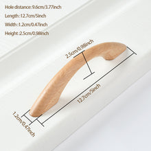 Load image into Gallery viewer, Wooden Furniture Handle Drawer Knobs Kitchen Cabinets Pulls Long Handles Cabinets Drawers Dresser Knobs Wardrobe Pull