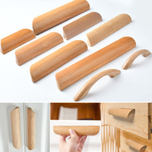 Load image into Gallery viewer, Wooden Furniture Handle Drawer Knobs Kitchen Cabinets Pulls Long Handles Cabinets Drawers Dresser Knobs Wardrobe Pull