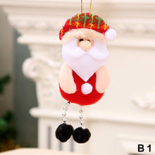 Load image into Gallery viewer, Merry Christmas Ornaments Plush Doll Santa Claus Snowman Christmas Tree Pendant Doll Hang Decoration for Home Noel Natal Happy New Year
