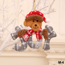 Load image into Gallery viewer, Merry Christmas Ornaments Plush Doll Santa Claus Snowman Christmas Tree Pendant Doll Hang Decoration for Home Noel Natal Happy New Year