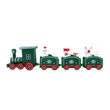 Load image into Gallery viewer, Christmas Plastic Train Ornament Merry Christmas Train Decoration Xmas Cake Baking Oranments Holiday Decor