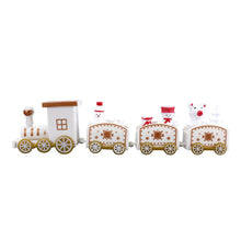 Load image into Gallery viewer, Christmas Plastic Train Ornament Merry Christmas Train Decoration Xmas Cake Baking Oranments Holiday Decor