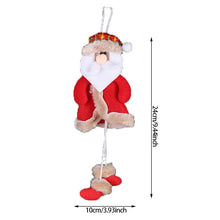 Load image into Gallery viewer, Merry Christmas Ornaments Plush Doll Santa Claus Snowman Christmas Tree Pendant Doll Hang Decoration for Home Noel Natal Happy New Year