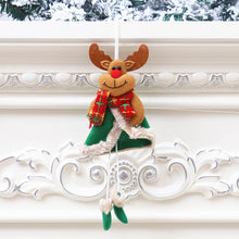 Load image into Gallery viewer, Merry Christmas Ornaments Plush Doll Santa Claus Snowman Christmas Tree Pendant Doll Hang Decoration for Home Noel Natal Happy New Year