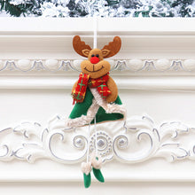 Load image into Gallery viewer, Merry Christmas Ornaments Plush Doll Santa Claus Snowman Christmas Tree Pendant Doll Hang Decoration for Home Noel Natal Happy New Year