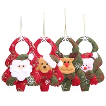 Load image into Gallery viewer, Merry Christmas Ornaments Plush Doll Santa Claus Snowman Christmas Tree Pendant Doll Hang Decoration for Home Noel Natal Happy New Year