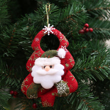Load image into Gallery viewer, Merry Christmas Ornaments Plush Doll Santa Claus Snowman Christmas Tree Pendant Doll Hang Decoration for Home Noel Natal Happy New Year
