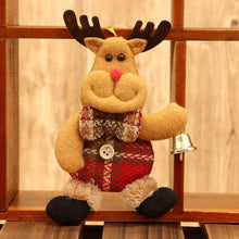 Load image into Gallery viewer, Merry Christmas Ornaments Plush Doll Santa Claus Snowman Christmas Tree Pendant Doll Hang Decoration for Home Noel Natal Happy New Year
