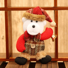 Load image into Gallery viewer, Merry Christmas Ornaments Plush Doll Santa Claus Snowman Christmas Tree Pendant Doll Hang Decoration for Home Noel Natal Happy New Year