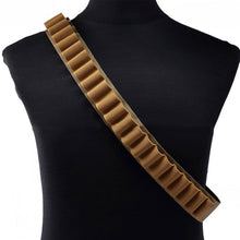 Load image into Gallery viewer, 30 Rounds Shotgun Bandolier Tactical Adjustable Shotgun Shell Belt Carrier for 12 20 Gauge Ga 30 Rounds Holder for Hunting