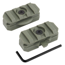 Load image into Gallery viewer, 2pcs Tactical Military Helmet Side Rail Mount Adapter 360 Degree Rotation Army Guide for Airsoft Fast Helmet Rail Hunting Accessories