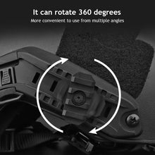 Load image into Gallery viewer, 2pcs Tactical Military Helmet Side Rail Mount Adapter 360 Degree Rotation Army Guide for Airsoft Fast Helmet Rail Hunting Accessories