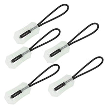 Load image into Gallery viewer, Outdoor Luminous Zipper Puller Head Anti-lost Glow In The Dark Pull Zippers Backpack Pendant for Coat Rucksack Handbag Tent