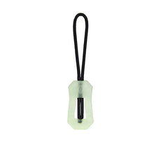 Load image into Gallery viewer, Outdoor Luminous Zipper Puller Head Anti-lost Glow In The Dark Pull Zippers Backpack Pendant for Coat Rucksack Handbag Tent