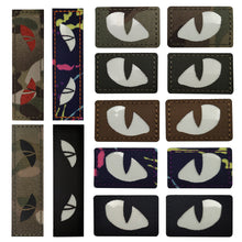 Load image into Gallery viewer, Tactical Patch Luminous Cat Tiger Eyes Hook Fasteners Glow In Dark Combat Applique Patch For Hats Helmet Uniform Backpack