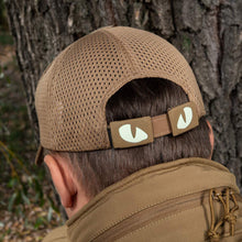 Load image into Gallery viewer, Cat Tiger Eyes Luminous Tactical Patch Hook Fasteners Glow In Dark Combat Applique Armband Patch For Hats Helmet Uniform Backpack