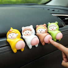 Load image into Gallery viewer, Car Interior Decoration Q Pop Fart Gentleman Ornaments Cute Cartoon Doll Toys Car Dashboard Decorative Gift Car Accessories