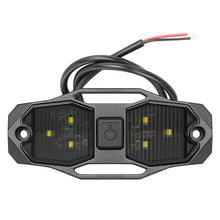Load image into Gallery viewer, Roll Bar Mount LED Dome Light Rock Light W/Switch White Color For Polaris RZR UTV 4WD Wagon UTB Cab ATV SUV Bus Car Excavator Pickup