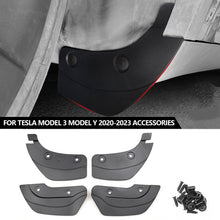 Load image into Gallery viewer, 2Pcs/4Pcs/6Pcs Car Rear Front Wheel Mud Flaps Modification Splash Guards Mud Fenders Kit For Tesla Model 3 Model Y 2020-2023 Accessories