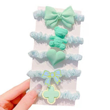 Load image into Gallery viewer, 5pcs Women Girl High Elastic Hairbands Simple Basic Rubber Bands Ponytail Holders Scrunchies Fashion Hair Accessories