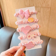 Load image into Gallery viewer, 5pcs Women Girl High Elastic Hairbands Simple Basic Rubber Bands Ponytail Holders Scrunchies Fashion Hair Accessories