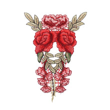 Load image into Gallery viewer, Embroidery Rose Flower Patch Applique DIY Crafts Sticker for Dress Bag Clothes Accessories Badges Sew On Sewing Accessories