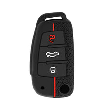 Load image into Gallery viewer, Silicone Car Key 3 Button Key Cases Cover Keychain Protection Fob For Audi A1 A3 A6 C5 C6 Q3 Q2 Q7 R8 S3 S6 RS3 RS6 A4 Accessories