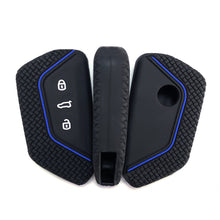 Load image into Gallery viewer, Silicone Car Key 3 Button Key Cases Cover Keychain Protection For VW Golf 8 Mk8 GTI GTD R ID3 ID4 ID.4XCROZZ ID.6X 2020 2021 Accessories
