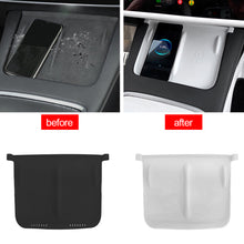 Load image into Gallery viewer, Car Central Control Silicone Non-Slip Pad Mobile Phone Wireless Charging Pad For Tesla Model 3 Y 2022 2023 Accessories