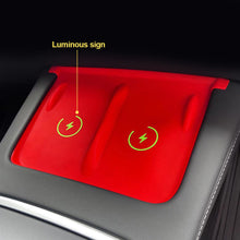 Load image into Gallery viewer, Car Central Control Silicone Non-Slip Pad Mobile Phone Wireless Charging Pad For Tesla Model 3 Y 2022 2023 Accessories