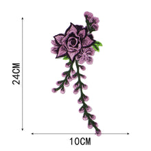 Load image into Gallery viewer, 1pc Embroidery Flower Patch Applique DIY Crafts Sticker for Dress Bag Clothes Accessories Badges Sew On Sewing Accessories