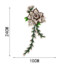 Load image into Gallery viewer, 1pc Embroidery Flower Patch Applique DIY Crafts Sticker for Dress Bag Clothes Accessories Badges Sew On Sewing Accessories