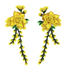 Load image into Gallery viewer, 1pc Embroidery Flower Patch Applique DIY Crafts Sticker for Dress Bag Clothes Accessories Badges Sew On Sewing Accessories