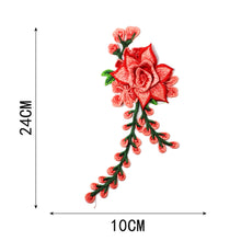 Load image into Gallery viewer, 1pc Embroidery Flower Patch Applique DIY Crafts Sticker for Dress Bag Clothes Accessories Badges Sew On Sewing Accessories